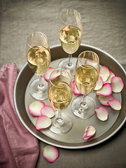 Image showing glasses of champagne