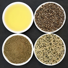 Image showing Natural Hemp Ingredients