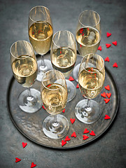 Image showing glasses of champagne