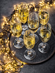 Image showing glasses of champagne