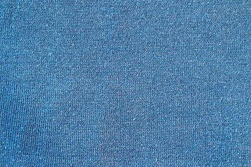 Image showing blue crocheted texture