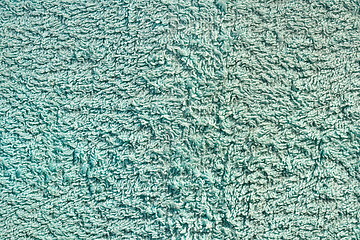 Image showing blue texture of towel material