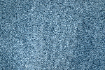 Image showing blue corcheted textured material