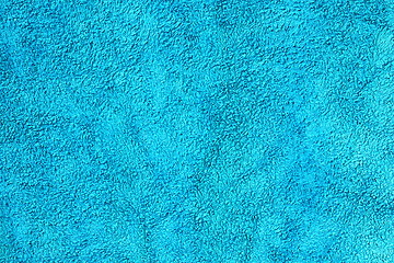 Image showing blue towel material