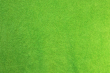 Image showing green towel textural surface