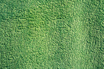 Image showing green texture of a towel