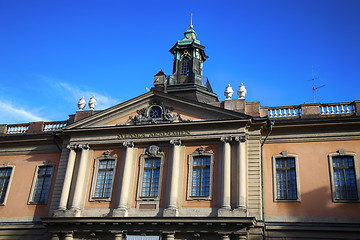 Image showing STOCKHOLM, SWEDEN - AUGUST 19, 2016: The Swedish Academy and Nob