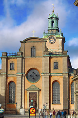 Image showing STOCKHOLM, SWEDEN - AUGUST 19, 2016: Church of St. Nicholas (Sto