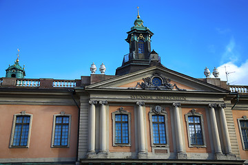 Image showing STOCKHOLM, SWEDEN - AUGUST 19, 2016: The Swedish Academy and Nob