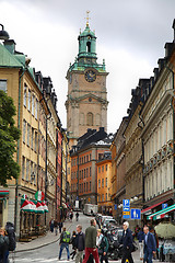 Image showing STOCKHOLM, SWEDEN - AUGUST 19, 2016: View on Church of St. Nicho