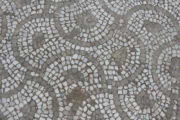 Image showing Mosaikk on sidewalk