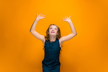 Image showing Happy teen girl