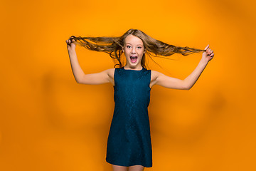 Image showing Happy teen girl