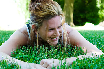 Image showing Enjoying the outdoors