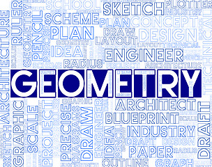 Image showing Geometry Words Means Measurement Geometer And Topology