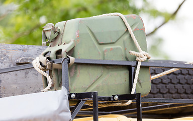 Image showing Steel drum barrel for oil fuel