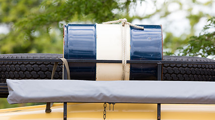 Image showing Steel drum barrel for oil fuel