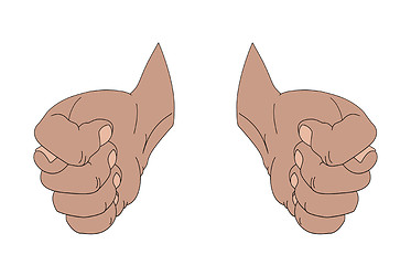 Image showing Gesture hand