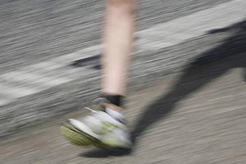 Image showing Runner in action