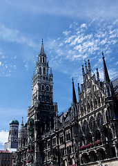 Image showing Clock Tower MarienPlatz