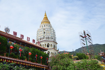 Image showing Buddhist temple Kek Lok Si in Penang