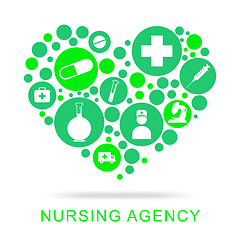 Image showing Nursing Agency Indicates Nurse Job And Agencies