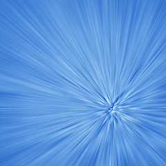 Image showing Blue explosion