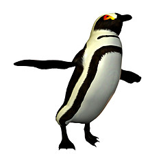 Image showing Dancing penguin