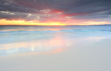 Image showing Sunrise Jervis Bay N/SW Australia