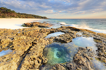 Image showing /beautiful beaches of Jervis Bay