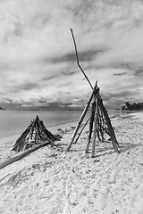 Image showing Driftwood TeePees