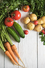 Image showing freshly grown raw vegetables