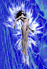 Image showing Electric woman