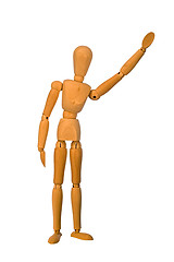 Image showing Mannequin waving