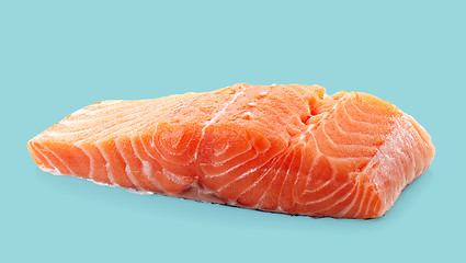 Image showing fresh raw salmon