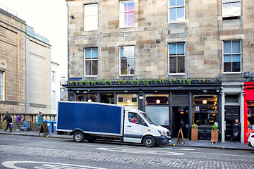 Image showing A street in Old Town Edinburgh