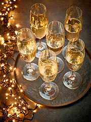 Image showing glasses of champagne