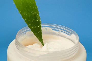 Image showing Aloe vera cream