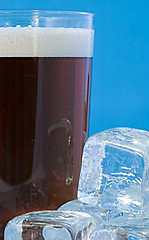 Image showing Beer and ice