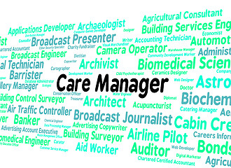 Image showing Care Manager Represents Work Social And Director