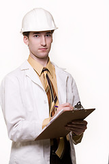 Image showing Young man engineer