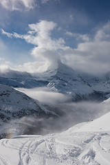 Image showing mountain matterhorn zermatt switzerland