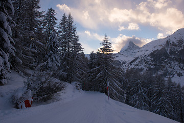 Image showing mountain matterhorn zermatt switzerland