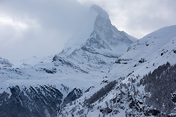 Image showing mountain matterhorn zermatt switzerland