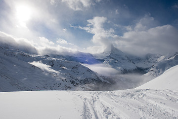 Image showing mountain matterhorn zermatt switzerland