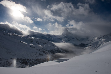 Image showing mountain matterhorn zermatt switzerland