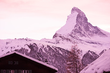 Image showing mountain matterhorn zermatt switzerland