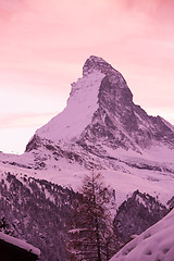 Image showing mountain matterhorn zermatt switzerland