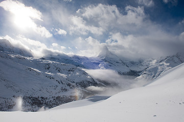 Image showing mountain matterhorn zermatt switzerland