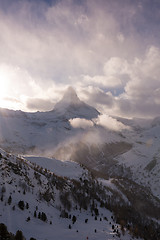 Image showing mountain matterhorn zermatt switzerland